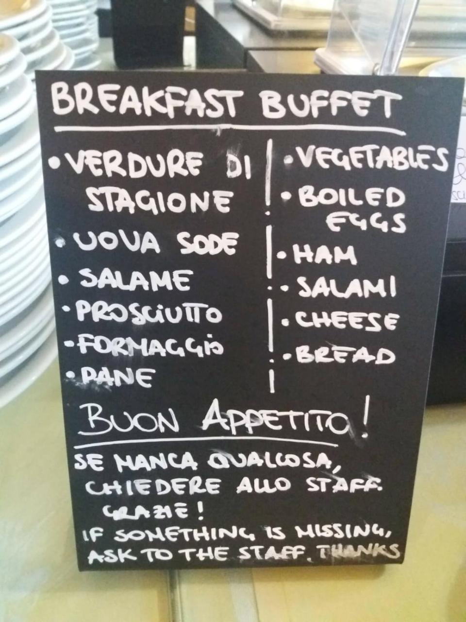 Columbus Urban Resort Florens Exteriör bild Menu in Italian